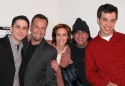 Producer Rob Diamond, Frank, Andrea, Richard and Ben  Photo