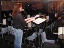 Jenna Leigh Green rehearsing  Photo