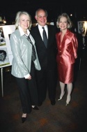 Candice Bergen with husband Marshall Rose and Executive Director Guild Hall Ruth Appe Photo