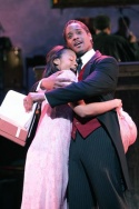 Anika Noni Rose and Blair Underwood in a scene from the Encores! production of PURLIE Photo