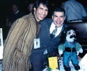 Bryan and Bear with the designer San Rodriguez.
The SNF Bear sold for $700 Photo