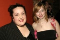 Aymee Garcia and Vanessa Gifford (puppet wrangler, Avenue Q) Photo