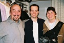 Laurent Giroux (M. le Marquis), Jamie La Verdiere (M. le Cure, The Priest) and Clinto Photo