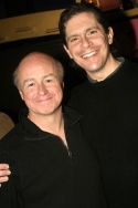 Jeff Brooks (Cogsworth), and Peter Flynn (Lumiere)  Photo