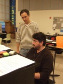 Here is composer JOHN BUCCHINO listening to a bit of his music played by musical dire Photo