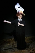 Maureen McGovern shows off Little Women's bonnet Photo