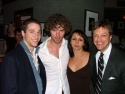 Jonathan Sandler, Lance Horne, Natascia Diaz and Cast Party Host Jim Caruso  Photo