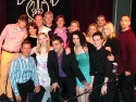 A parting shot of the talented cast and band of 