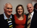 Backstage before the event with Dick Latessa, Edie Falco & Richie Jackson. Photo
