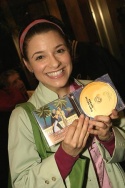 All Shook Up star Jenn Gambatese gets in line for an autograph! Photo