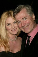 John Patrick Shanley (playwright winner for DOUBT) with girlfriend Paula Devicq Photo