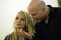 Michael Cerveris and Kristin Chenoweth in rehearsals for the Encores! production of T Photo