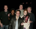 Dylis Croman with her old cast member pals from OKLAHOMA Photo