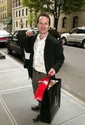 Denis O'Hare arriving at the Theater Photo