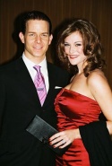 Christian Hoff (Tommy DeVito) with wife Melissa  Photo