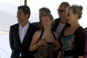Dominic Cooper, Colin Firth,Amanda Seyfried, Stellan Skarsgard and Meryl Streep Photo