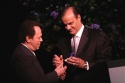 Billy Crystal receives The Actor's Fund's Artistic Achievement Award from Joe Torre
 Photo