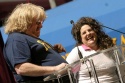 Bruce Vilanch and Marissa Jaret Winokur of "Hairspray" Photo