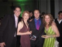 Barrett, Kathy Senten (understudy Madame Morrible),
Colin (Music Dir.), and Anna Photo