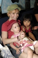 Charlotte D'Amboise and her two little angels Photo