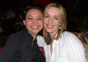 Jen Bender and Julia Murney were in the audience to lend
their support and applause! Photo