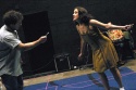Shuler Hensley and Kaitlin Hopkins (playing an agoraphobic...)  Photo