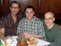 Pillowman castmates Jeff Goldblum, Michael Stuhlbarg and Zeljko Ivanek Photo