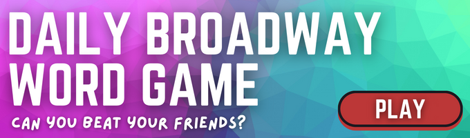 Broadway Word Game