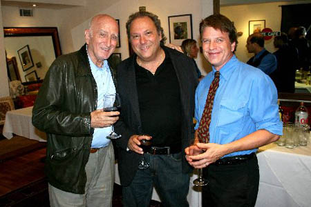 Dominic Chianese (who plays Uncle Jr. on 'The Sopranos'), playwright Richard Vetere (center) and Chip Philllips at 