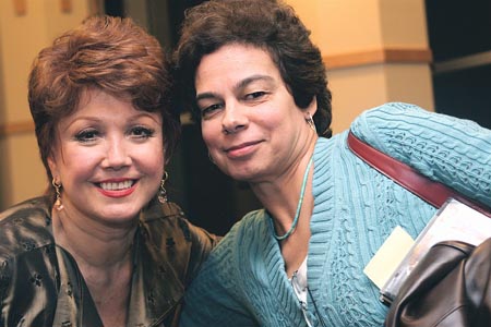 Donna McKechnie and friend Shelly Lesser at 