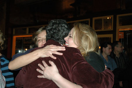 Alice Ripley, Bill Russell (Side Show book and lyrics) and Emily Skinner at 