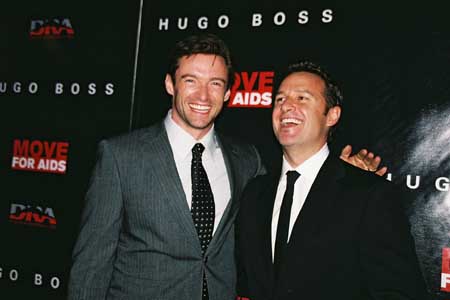 Hugh Jackman and James Houston at 