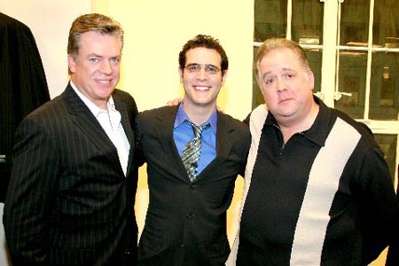 Christopher McDonald, Adam Feldman and Rob Bartlett at 