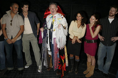 Harvey Evans (Past Gypsy Robe Winner) with Nehal Joshi, Aaron Lazar, Daphne Rubin-Vega, Celia Keenan-Bolger and the cast at 