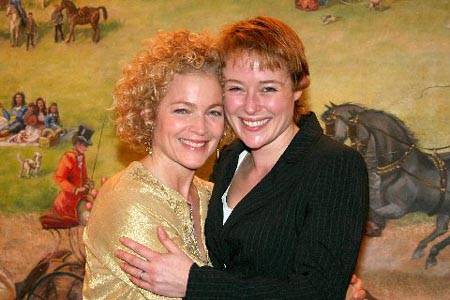 Amy Irving and Jennifer Ehle at 