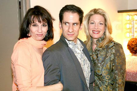 Beth Leavel, Seth Rudetsky and Marin Mazzie at 