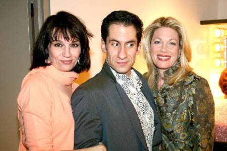 Beth Leavel, Seth Rudetsky and Marin Mazzie at 