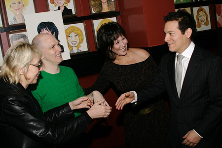 Julie Halston, Charles Busch, Michele Lee and Michael Feinstein at 