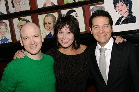 Charles Busch, Michele Lee and Michael Feinstein at 