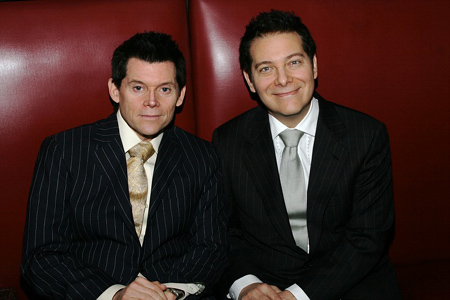 Terrence Flannery and Michael Feinstein
 at 