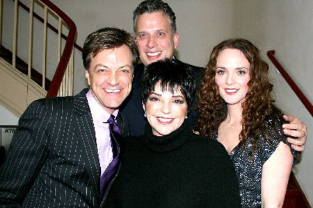 Jim Caruso, Billy Stritch, Liza Minnelli, and Melissa Errico at 