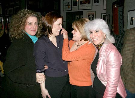 Mary Testa, Donna Lynne Champlin, Linda Lavin and Jamie DeRoy at 