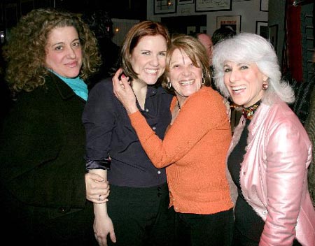 Mary Testa, Donna Lynne Champlin, Linda Lavin and Jamie DeRoy at 