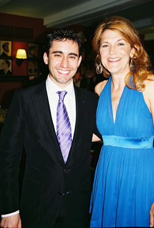 John Lloyd Young (co-host / presenter) and Victoria Clark at 