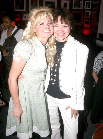 Laura Bell Bundy and Linda Hart (Hairspray and one of Bette Midler's famed Harlettes) at 