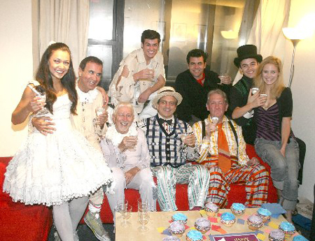 Photo Flash: Fantasticks Curtain Call & Anniversary Toast Image