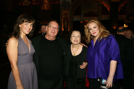 Alice Ripley, David Galligan, Patricia Morison and Emily Skinner at 