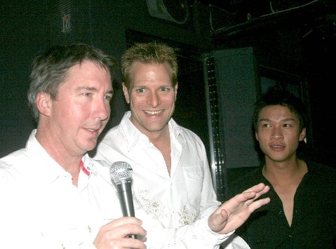 Kirkland Tibbles (Film Producer) with Jaymes Hodges and Ethan LePhong Photo