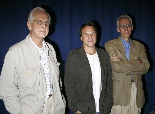 Michael Blackmore, Norbert Leo Butz and David Ives Photo