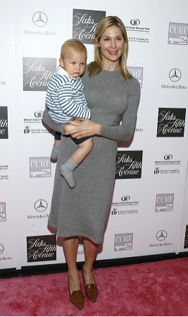Kelly Rutherford and son Hermes Photo